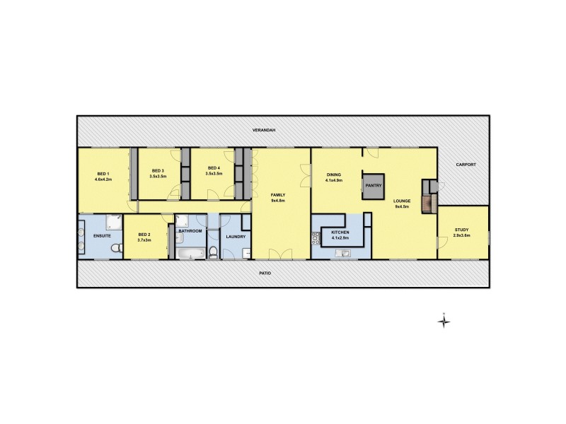 96 Slater Street, Elliminyt VIC 3250 Floorplan