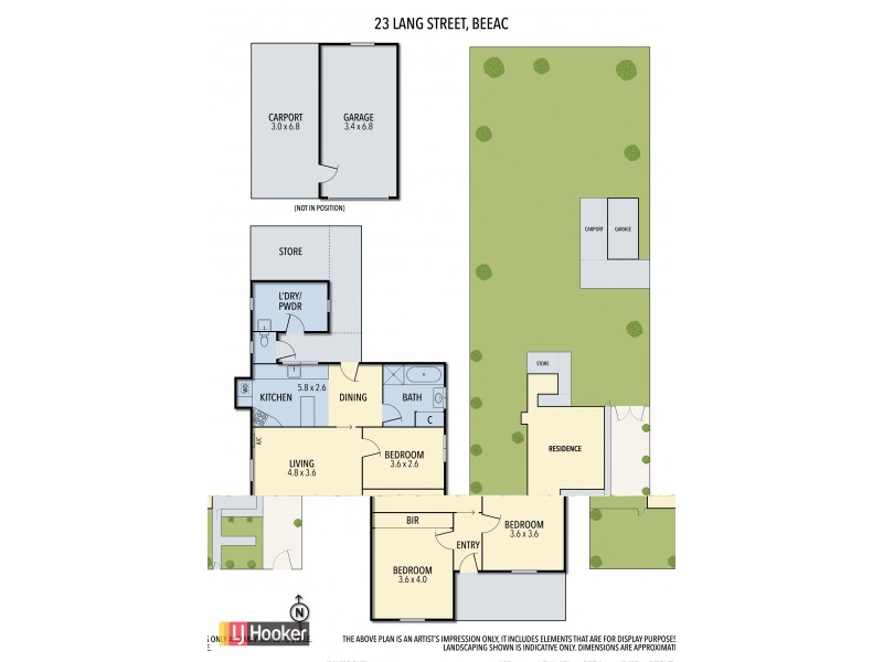 23 Lang Street, Beeac VIC 3251 Floorplan