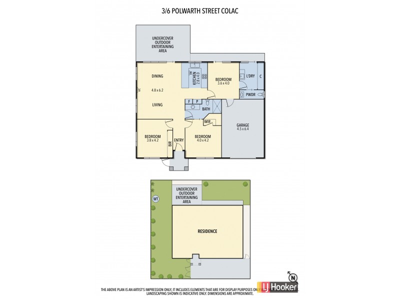 3/6 Polwarth Street, Colac VIC 3250 Floorplan
