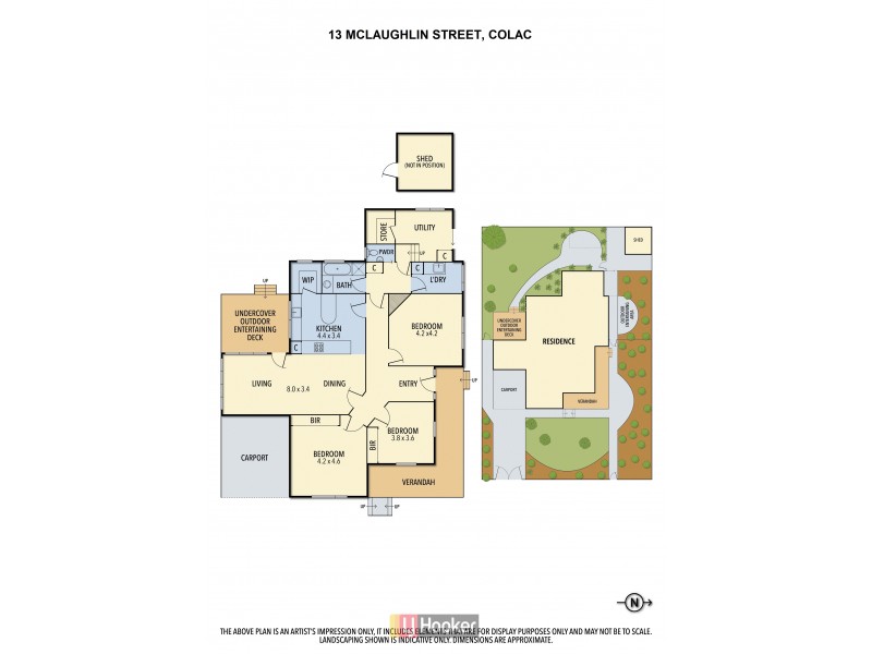 13 McLaughlin Street, Colac VIC 3250 Floorplan