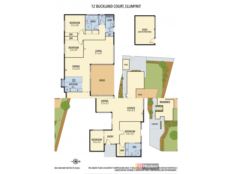 12 Buckland Court, Elliminyt VIC 3250 Floorplan