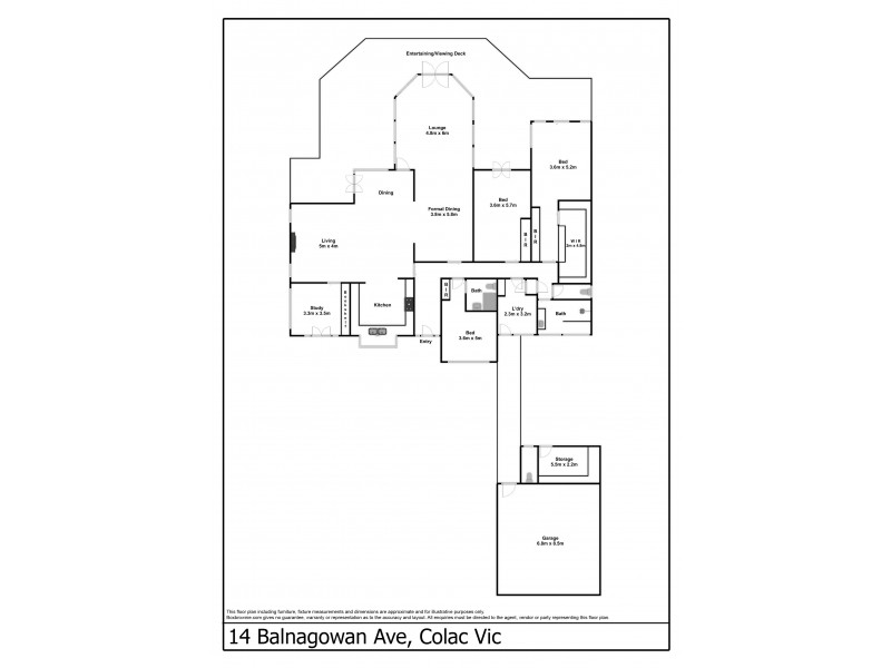 14 Balnagowan Avenue, Colac VIC 3250 Floorplan