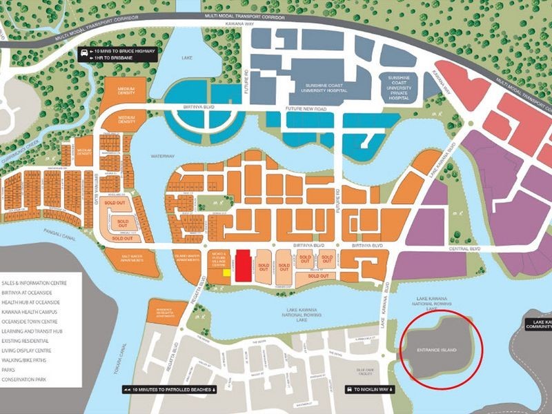 Entrance I Lake Kawana Boulevard, Birtinya QLD 4575