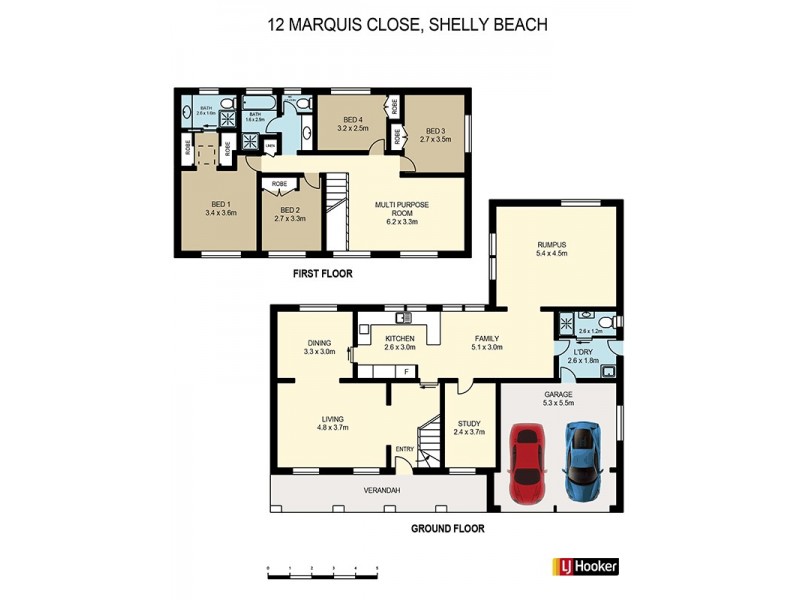 12 Marquis Close, Shelly Beach NSW 2261 Floorplan