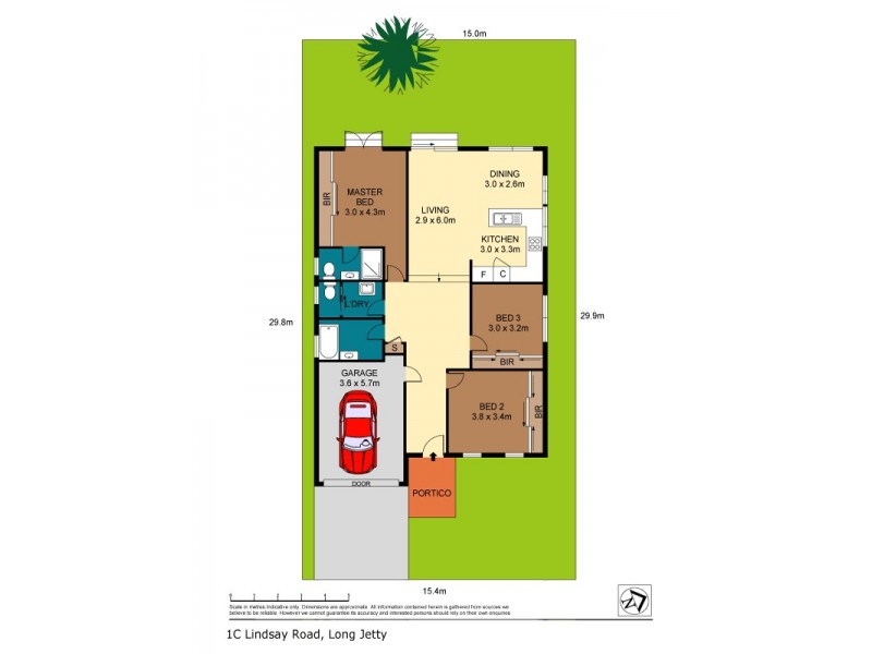 1C Lindsay Street, Long Jetty NSW 2261 Floorplan