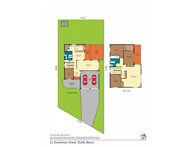 11 Grandview Street, Shelly Beach NSW 2261 Floorplan