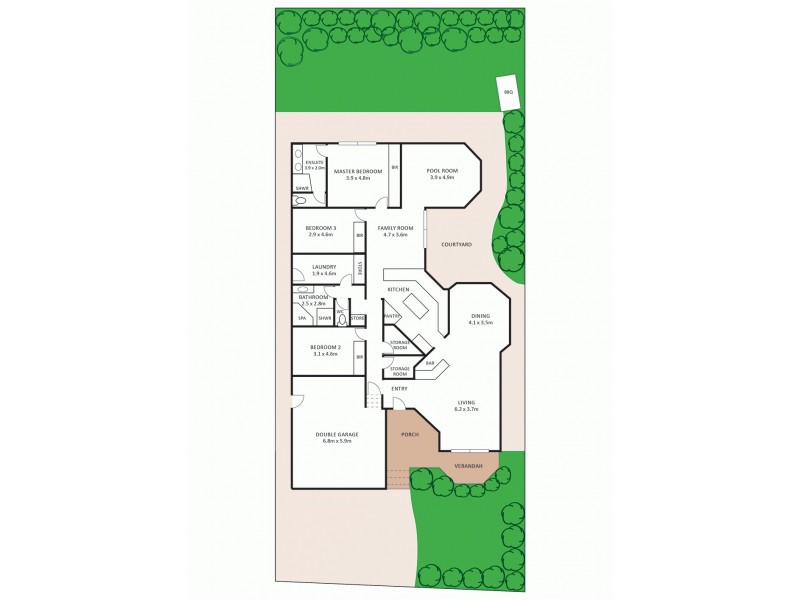 9 Katungal Street, Bateau Bay NSW 2261 Floorplan