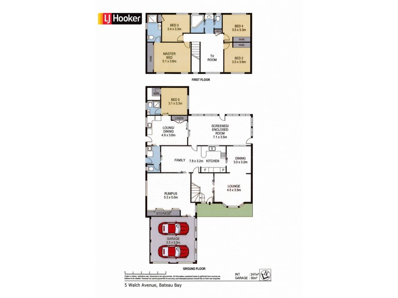 5 Walch Avenue, Bateau Bay NSW 2261 Floorplan