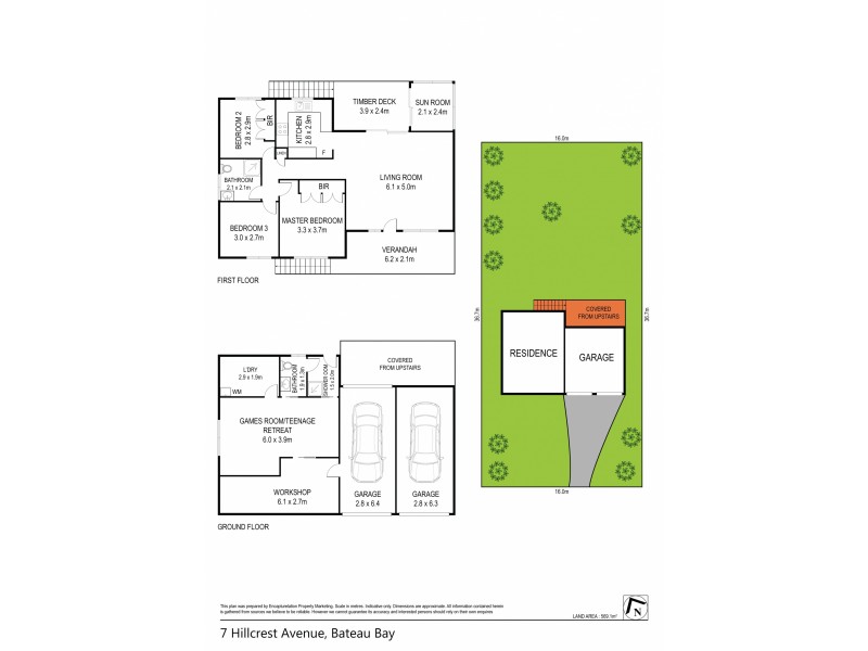 7 Hillcrest Avenue, Bateau Bay NSW 2261 Floorplan