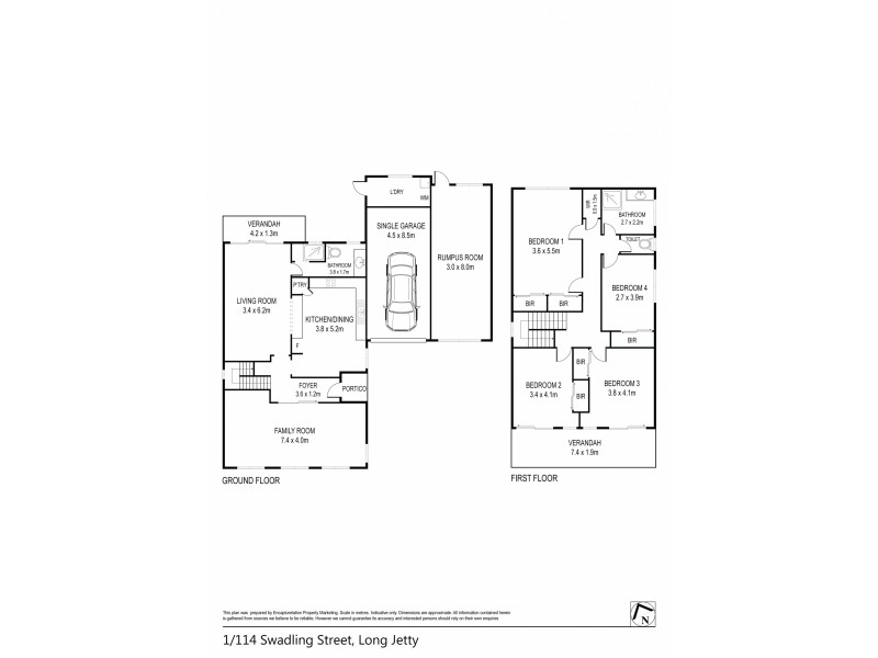 1/114 Swadling Street, Long Jetty NSW 2261 Floorplan