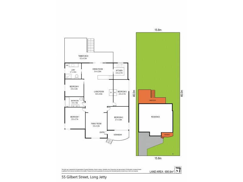 55 Gilbert Street, Long Jetty NSW 2261 Floorplan