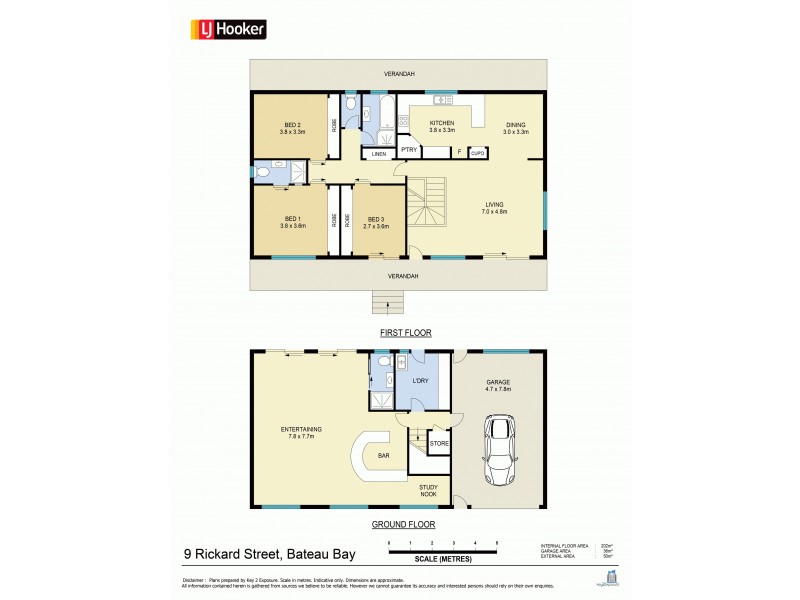 9 Rickard St, Bateau Bay NSW 2261 Floorplan