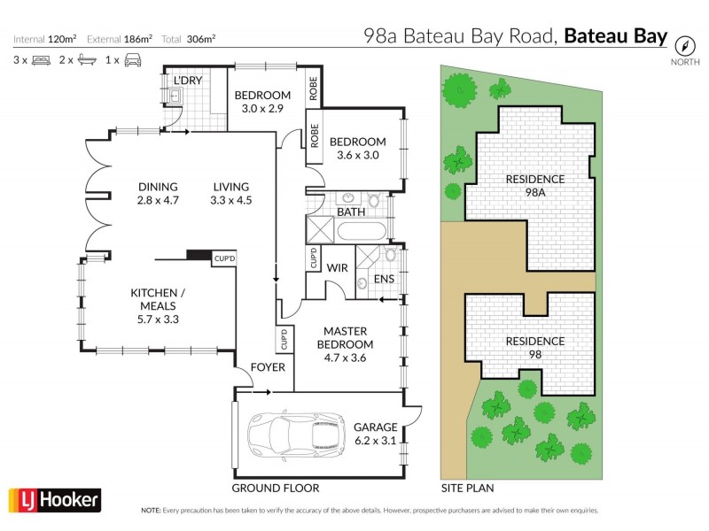 98a Bateau Bay Road, Bateau Bay NSW 2261 Floorplan