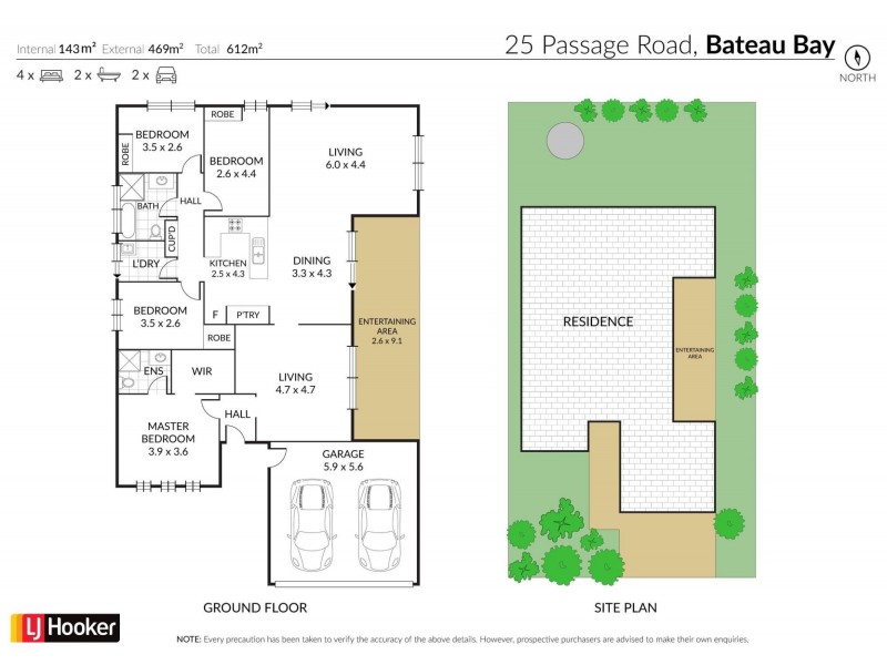 25 Passage Road, Bateau Bay NSW 2261 Floorplan