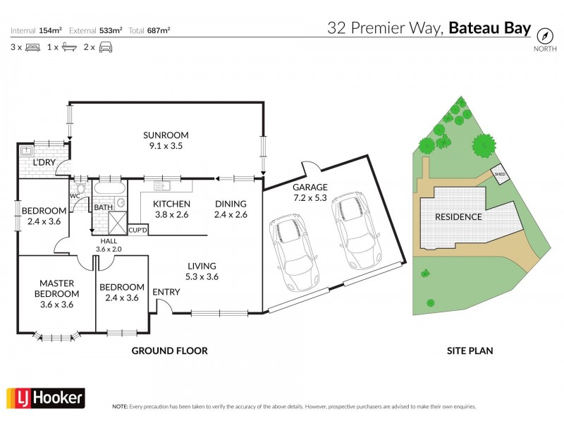 32 Premier Way, Bateau Bay NSW 2261 Floorplan