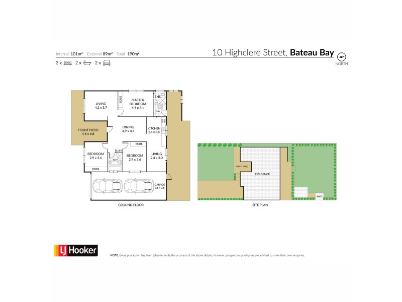 10 Highclere Street, Bateau Bay NSW 2261 Floorplan