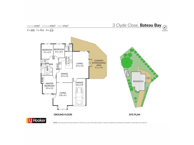 3 Clyde Close, Bateau Bay NSW 2261 Floorplan