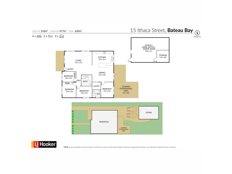 15 Ithaca Street, Bateau Bay NSW 2261 Floorplan