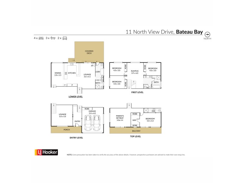 11 Northview Drive, Bateau Bay NSW 2261 Floorplan