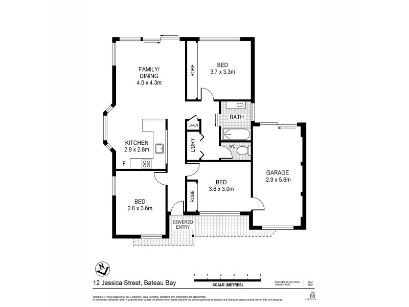 12 Jessica Street, Bateau Bay NSW 2261 Floorplan