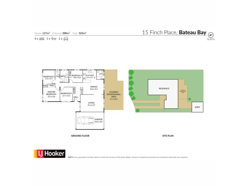 15 Finch Place, Bateau Bay NSW 2261 Floorplan