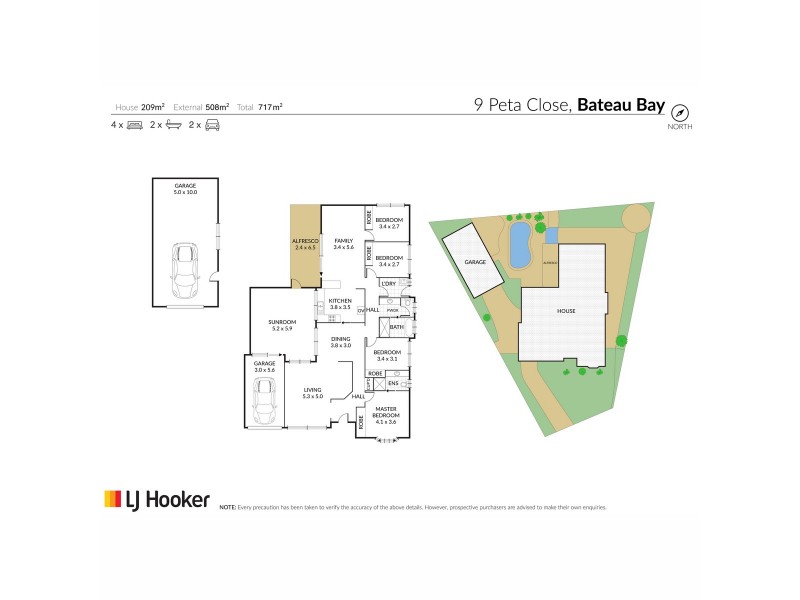 9 Peta Close, Bateau Bay NSW 2261 Floorplan