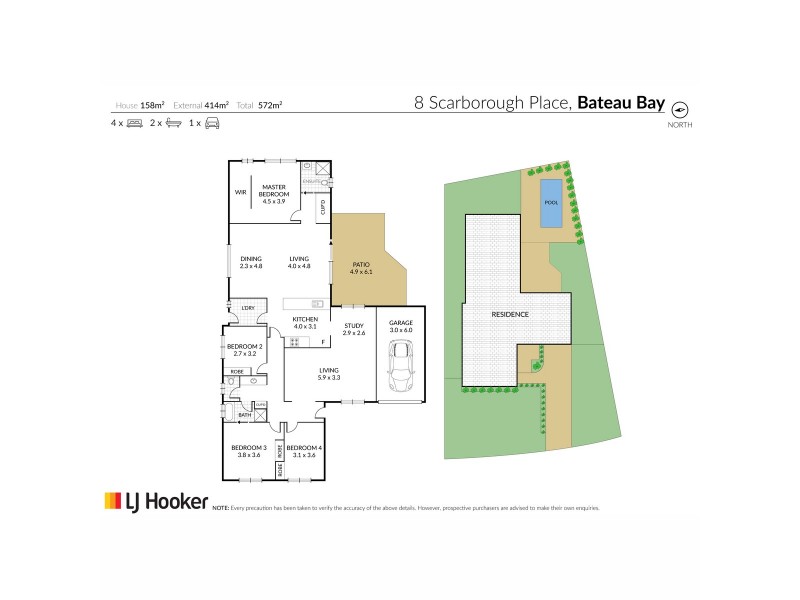 8 Scarborough Place, Bateau Bay NSW 2261 Floorplan