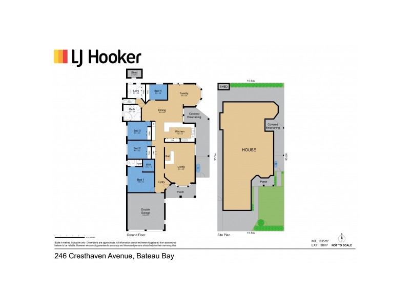 246 Cresthaven Avenue, Bateau Bay NSW 2261 Floorplan