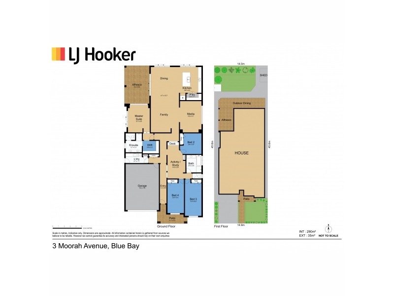 3 Moorah Avenue, Blue Bay NSW 2261 Floorplan