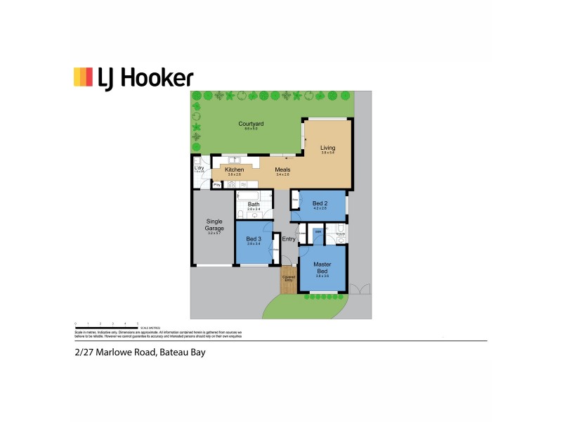 2/27 Marlowe Road, Bateau Bay NSW 2261 Floorplan