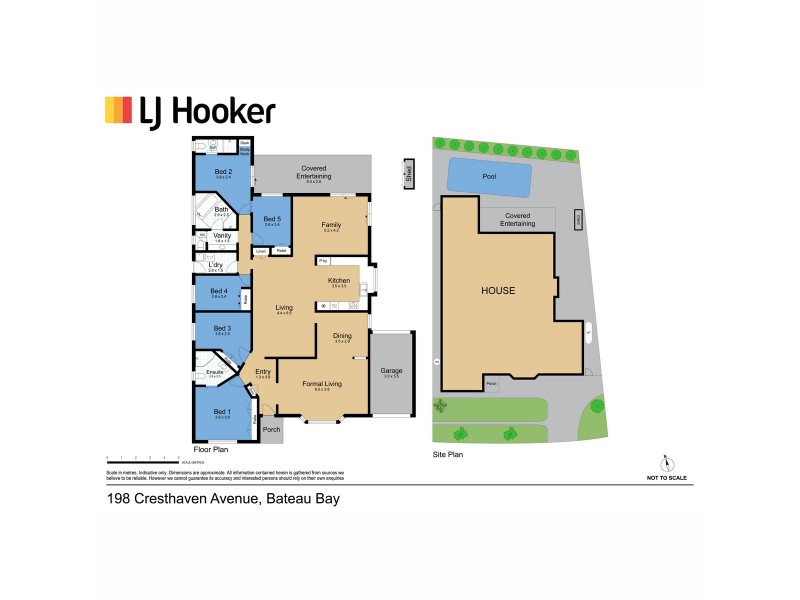198 Cresthaven Avenue, Bateau Bay NSW 2261 Floorplan
