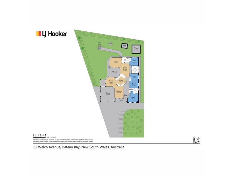 11 Walch Avenue, Bateau Bay NSW 2261 Floorplan