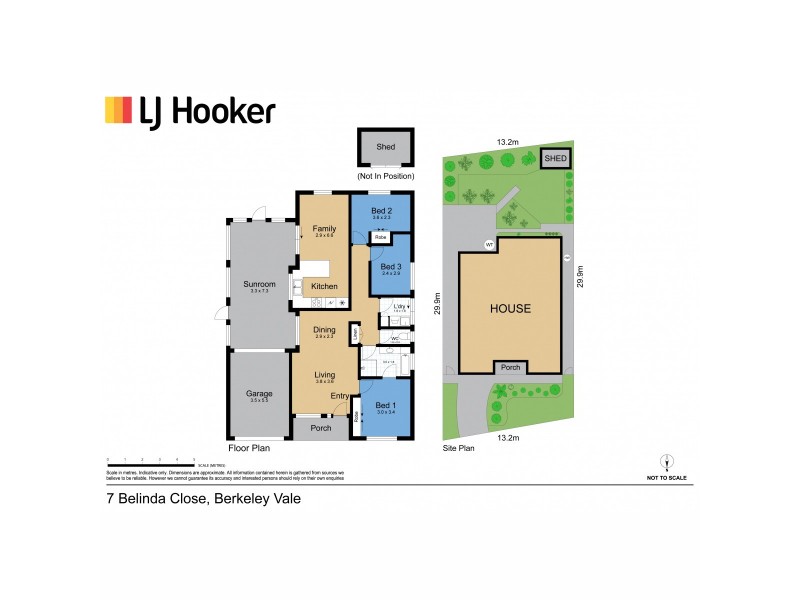 7 Belinda Close, Berkeley Vale NSW 2261 Floorplan