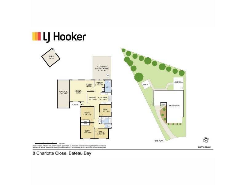 8 Charlotte Close, Bateau Bay NSW 2261 Floorplan