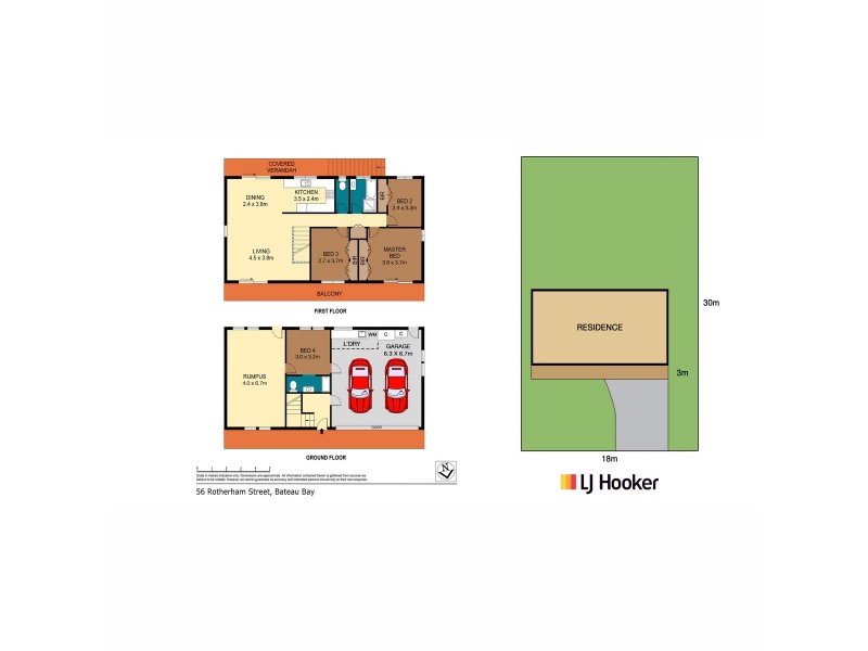 56 Rotherham Street, Bateau Bay NSW 2261 Floorplan