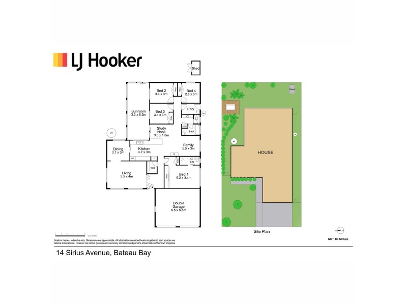14 Sirius Avenue, Bateau Bay NSW 2261 Floorplan
