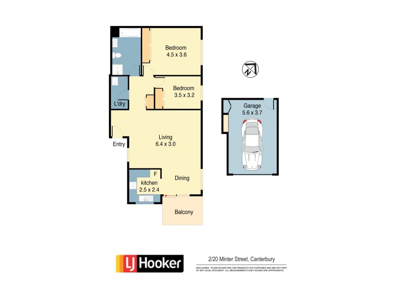 2/20 Minter Street, Canterbury NSW 2193 Floorplan