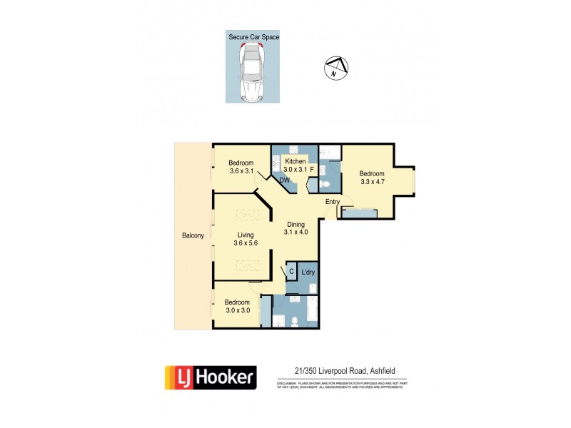 Unit 21 ‘Irlene Gardens’ Lapish Avenue, Ashfield NSW 2131 Floorplan
