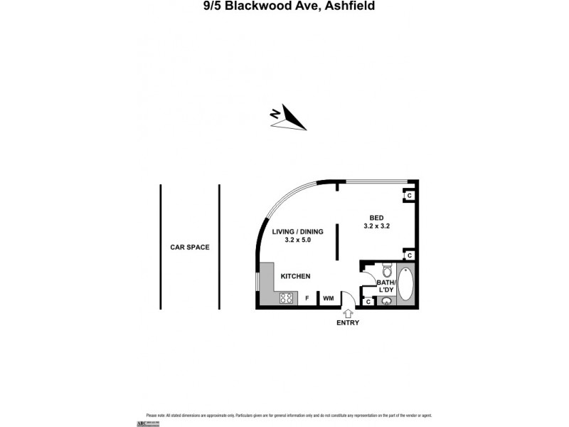 9/5 Blackwood Avenue, Ashfield NSW 2131 Floorplan
