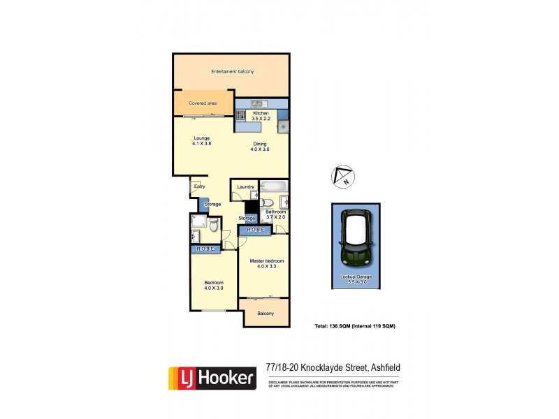 77/18-20 Knocklayde Street, Ashfield NSW 2131 Floorplan