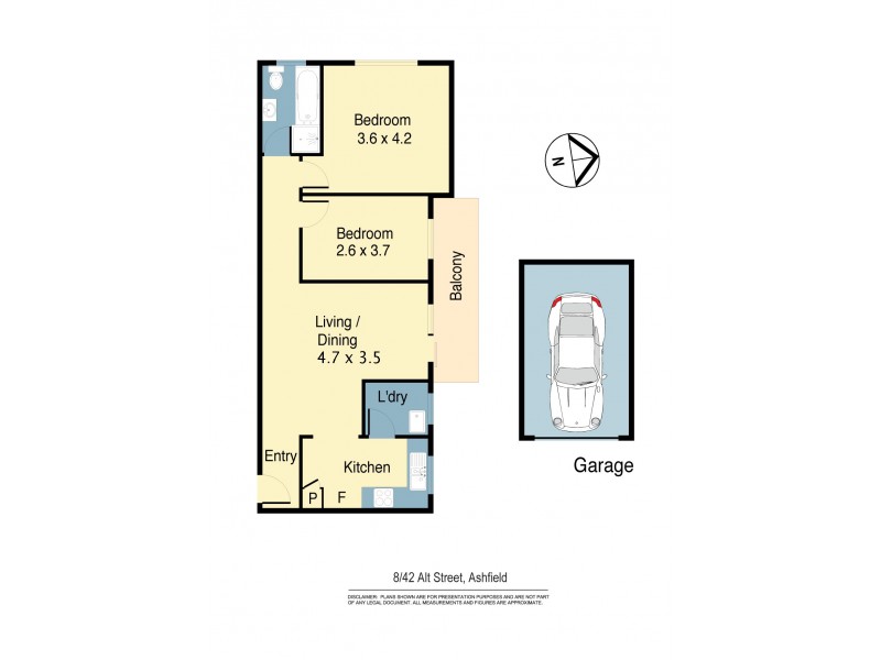 8/42 Alt Street, Ashfield NSW 2131 Floorplan