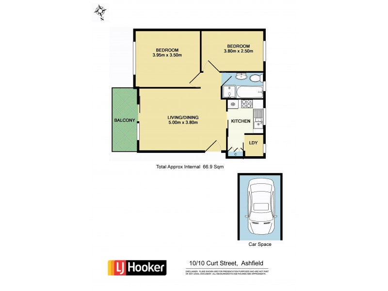 10/10 Curt Street, Ashfield NSW 2131 Floorplan