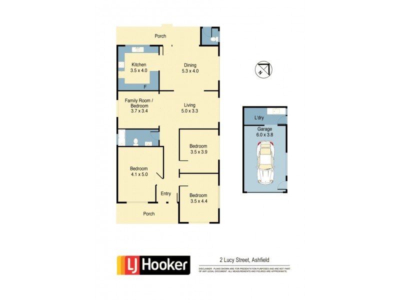 2 Lucy Street, Ashfield NSW 2131 Floorplan