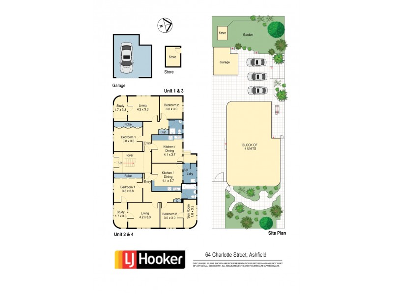 1-4/64 Charlotte Street, Ashfield NSW 2131 Floorplan