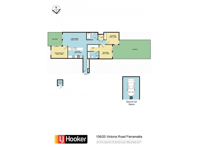 108/20 Victoria Road, Parramatta NSW 2150 Floorplan