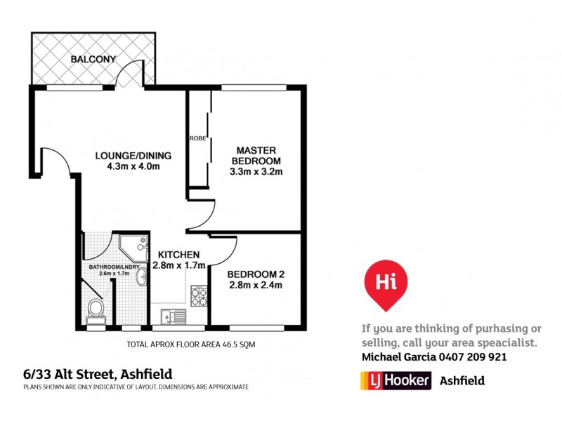 6/33 Alt Street, Ashfield NSW 2131 Floorplan
