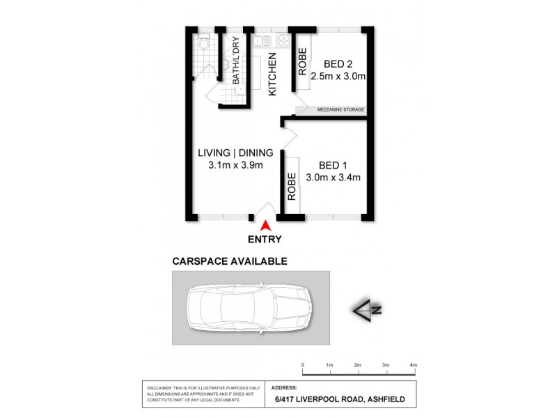 6/417 Liverpool Road, Ashfield NSW 2131 Floorplan