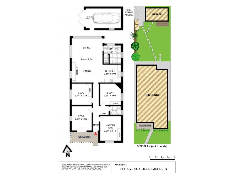 61 Trevenar Street, Ashbury NSW 2193 Floorplan