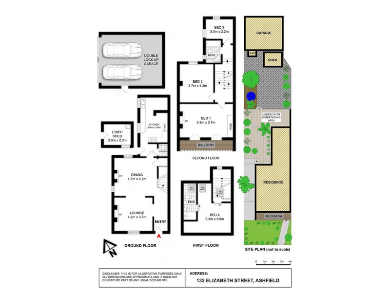 133 Elizabeth Street, Ashfield NSW 2131 Floorplan