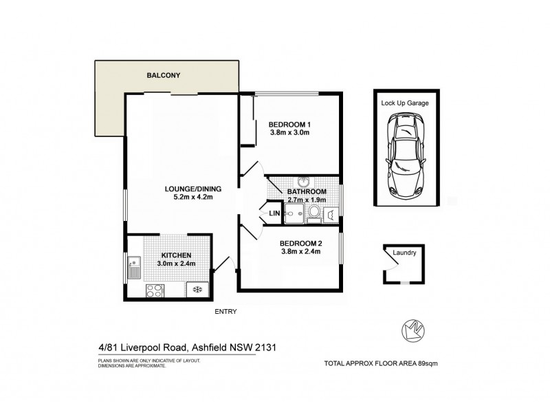 4/81 Liverpool Road, Ashfield NSW 2131 Floorplan